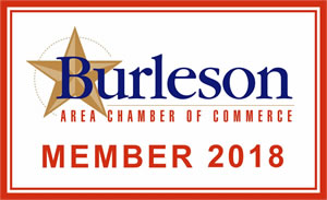 Burleson Area Chamber of Commerce Member 2018 Badge